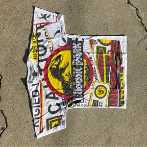 Jurassic park high voltage t shirt single stitched